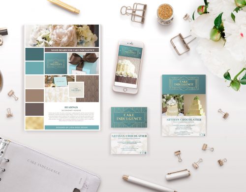 Cake Designer Branding for Artisan Chocolatier